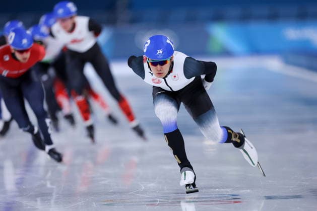 Motonaga Arito (JPN), FEBRUARY 21, 2026 - Speed skating, Eisschnelllauf : Men s Mass Start Semi-final during the Milano Cortina 2026 Olympic Winter games, Winterspiele,Spiele, Summer games at Milano Speed Skating Stadium in Milan, Italy. Noxthirdxpartyxsales  aflo_320748871