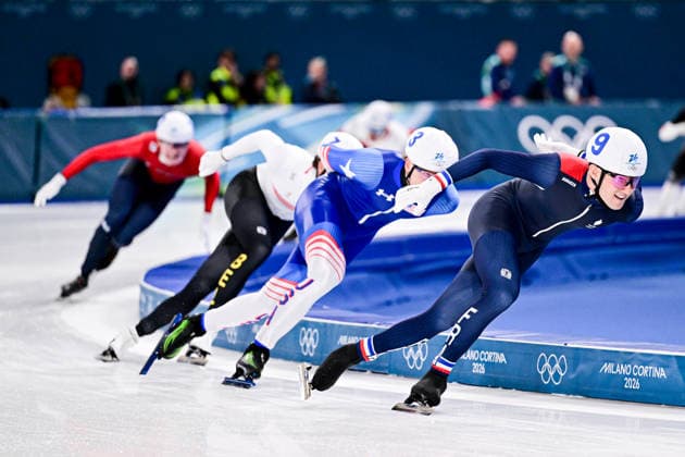Speed skating, Eisschnelllauf Men s Mass Start, Speed Skating, at the Olympic Winter games, Winterspiele,Spiele, Summer games Milano Cortina 2026, at Milano Speed Skating Stadium, on February 21, 2026 in Milan, Italy. Noxthirdxpartyxsales  aflo_320749258