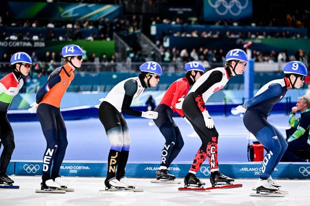 Speed skating, Eisschnelllauf Men s Mass Start, Speed Skating, at the Olympic Winter games, Winterspiele,Spiele, Summer games Milano Cortina 2026, at Milano Speed Skating Stadium, on February 21, 2026 in Milan, Italy. Noxthirdxpartyxsales  aflo_320749521
