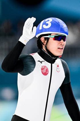 ARITO Motonaga (JPN), during Speed skating, Eisschnelllauf Men s Mass Start, Speed Skating, at the Olympic Winter games, Winterspiele,Spiele, Summer games Milano Cortina 2026, at Milano Speed Skating Stadium, on February 21, 2026 in Milan, Italy. Noxthirdxpartyxsales  aflo_320744149