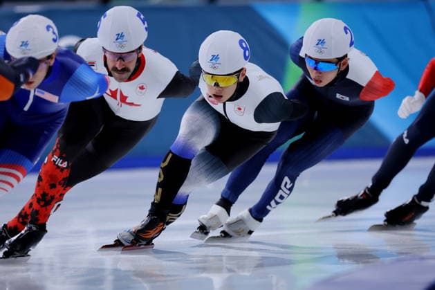Shomu Sasaki (JPN), FEBRUARY 21, 2026 - Speed skating, Eisschnelllauf : Men s Mass Start Semi-final during the Milano Cortina 2026 Olympic Winter games, Winterspiele,Spiele, Summer games at Milano Speed Skating Stadium in Milan, Italy. Noxthirdxpartyxsales  aflo_320748867