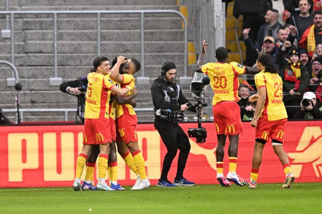 RC Lens v AS Monaco - Ligue 1 McDonald s 2025 2026 05 Andrija BULATOVIC (rcl) - 11 Odsonne EDOUARD (rcl) during the Ligue 1 McDonald s match between Lens and Monaco at Stade Bollaert-Delelis on February 21, 2026 in Lens, France. Lens France  Copyright: xFEPx 776348298