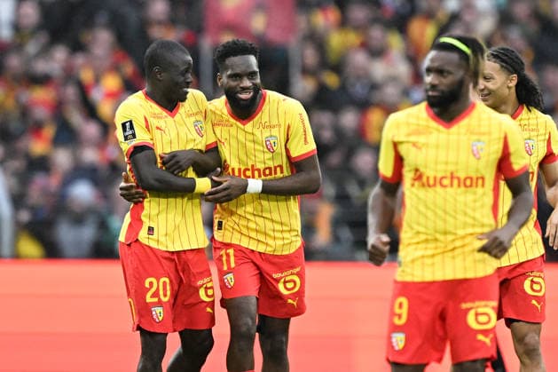 RC Lens v AS Monaco - Ligue 1 McDonald s 2025 2026 20 Malang SARR (rcl) - 11 Odsonne EDOUARD (rcl) during the Ligue 1 McDonald s match between Lens and Monaco at Stade Bollaert-Delelis on February 21, 2026 in Lens, France. Lens France  Copyright: xFEPx 776348298