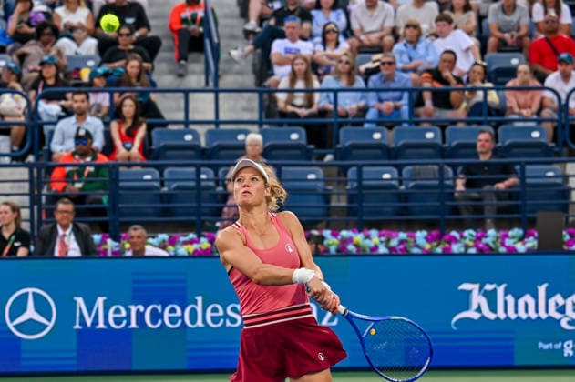 2026 Dubai Duty Free Tennis Championships DUBAI, UAE - FEBRUARY 21: German tennis player Laura Siegemund and Russian tennis player Vera Zvonareva compete against Canadian tennis player Gabriela Dabrowski and Brazilian tennis player Luisa Stefani in the women’s doubles final of the Dubai Duty Free Tennis Championships at the Dubai Duty Free Tennis Stadium in Dubai, United Arab Emirates, on February 21, 2026. Waleed Zein Anadolu Dubai United Arab Emirates. Editorial use only. Please get in touch for any other usage.  Copyright: x2026xAnadoluxWaleedxZeinx