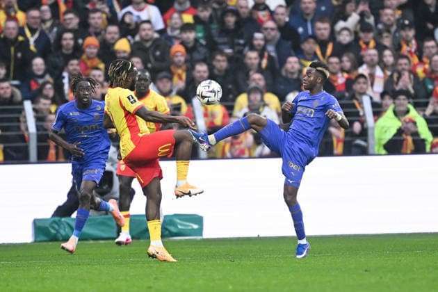 RC Lens v AS Monaco - Ligue 1 McDonald s 2025 2026 24 Simon ADINGRA (asm) during the Ligue 1 McDonald s match between Lens and Monaco at Stade Bollaert-Delelis on February 21, 2026 in Lens, France. Lens France  Copyright: xFEPx 776348298