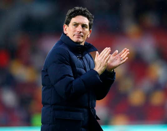 Brentford v Brighton and Hove Albion, London, UK - 21 Feb 2026 Keith Andrews, Manager of Brentford looks dejected after losing during the Premier League match between Brentford and Brighton and Hove Albion at Gtech Community Stadium, London on 21 February 2026 ( London Gtech Community Stadium London England Copyright: xTomxCusden PPAUKx PPA-250194