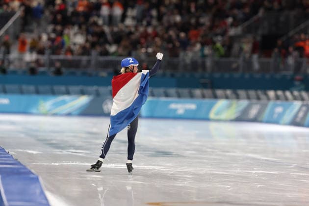 Speed skating, Eisschnelllauf - Milano Cortina 2026 Winter Olympics: Day 15 On February 21, 2026, in Milan, Italy, Marijke Groenewoud wins the gold medal during the Women s Mass Start at the Milano Cortina 2026 Winter Olympic Games, Olympische Spiele, Olympia, OS at Milano Speed Skating Stadium. Milano Italy  Copyright: xMattiaxMarteganix originalFilename:martegani-serieami260221_npMjX.jpg