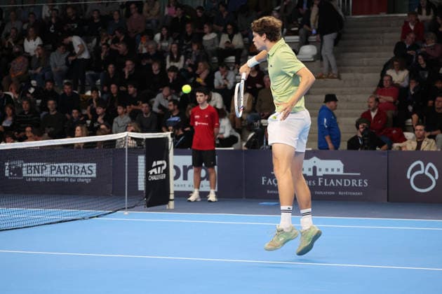 TENNIS : Play In Challenger Lille 2026 - ATP, Tennis Herren 125 Challenger Tour - 21 02 2026 Alexander BLOCKX (Belgique) au Play In Challenger Lille 2026, ATP 125 Challenger Tour, le 21 fÃ vrier 2026 - photo Laurent Sanson PsnewZ  Copyright: xLaurentxSANSONx xPsnewZx