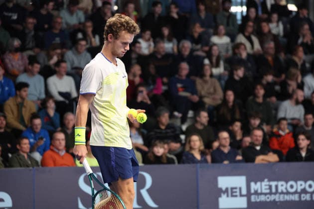 TENNIS : Play In Challenger Lille 2026 - ATP, Tennis Herren 125 Challenger Tour - 21 02 2026 Luca VAN ASSCHE (France) au Play In Challenger Lille 2026, ATP 125 Challenger Tour, le 21 fÃ vrier 2026 - photo Laurent Sanson PsnewZ  Copyright: xLaurentxSANSONx xPsnewZx