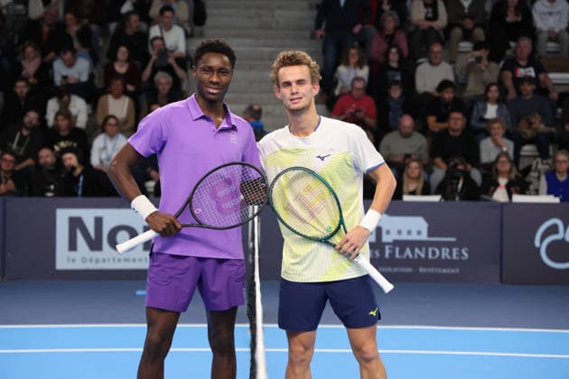 TENNIS : Play In Challenger Lille 2026 - ATP, Tennis Herren 125 Challenger Tour - 21 02 2026 MoÃ¯se KOUAME (France) et Luca VAN ASSCHE (France) au Play In Challenger Lille 2026, ATP 125 Challenger Tour, le 21 fÃ vrier 2026 - photo Laurent Sanson PsnewZ  Copyright: xLaurentxSANSONx xPsnewZx