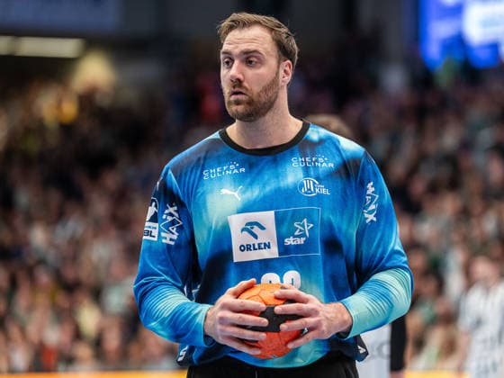 Andreas Wolff (THW Kiel, 33), Frisch Auf Goeppingen vs. THW Kiel, Handball, 1. Bundesliga, Herren, Spielzeit 2025 2026, 21.02.2026, Frisch Auf Goeppingen vs. THW Kiel, Handball, 1. Bundesliga, Herren, Spielzeit 2025 2026, 21.02.2026 Goeppingen Copyright: xEibner-Pressefoto MichaelxSchmidx EP_MST
