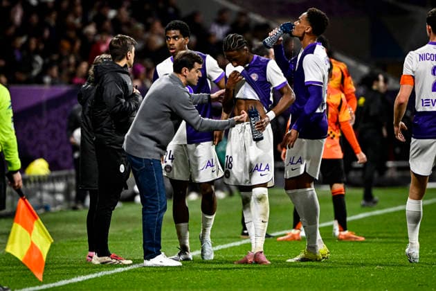 FOOTBALL : Toulouse vs PFC - 23eme Journee de Ligue1 McDonald S - Toulouse - 21 02 2026 Carles Martinez Novell (tfc) Toulouse  Copyright: xThierryxBretonx