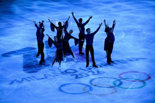 260221 Figure skating, Eiskunstlauf tema of Italy perform in the figure skating Exhibition Gala during day 15 of the 2026 Winter Olympics on February 21, 2026 in Milan. Photo: Carl Sandin BILDBYRAN kod CS CS0890 konstakning figure skating kunstlop Olympic Games, Olympische Spiele, Olympia, OS olympics winter olympics os ol olympiska spel vinter-os olympiske leker milano cortina 2026 milan cortina 2026 milano cortina 2026 olympic games milano cortina 2026 winter olympic games milano cortina-os milano cortina-ol vinter-ol 15 bbeng *** 260221 Figure skating theme of Italy perform in the figure skating Exhibition Gala during day 15 of the 2026 Winter Olympics on February 21, 2026 in Milan Photo Carl Sandin BILDBYRAN code CS CS0890 konstakning figure skating kunstlop olympic games olympics winter olympics os ol olympiska spel vinter os olympiske leker milano cortina 2026 milan cortina 2026 milano cortina 2026 olympic games milano cortina 2026 winter olympic games milano cortina os milano cortina ol winter ol 15 bbeng  Copyright: CARLxSANDIN BB260221CS038