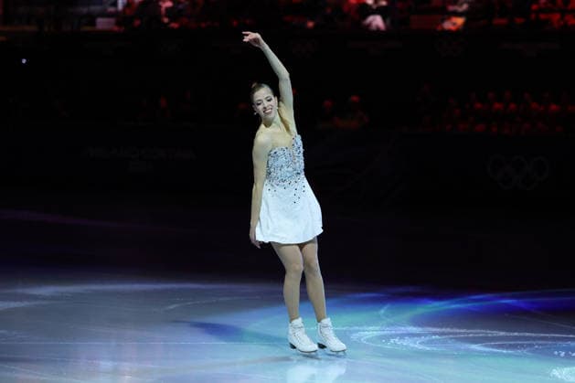 Winter Olympics - Figure skating, Eiskunstlauf Exhibition Gala Carolina Kostner of Team Italy performs during a Figure Skating Exhibition Gala on day fifteen of the Milano Cortina 2026 Winter Olympic Games, Olympische Spiele, Olympia, OS at Milano Ice Skating Arena on February 21, 2026 in Milan, Italy. Photo by Alexis Jumeau ABACAPRESS.COM Milan Italy  Copyright: xJumeauxAlexis ABACAx