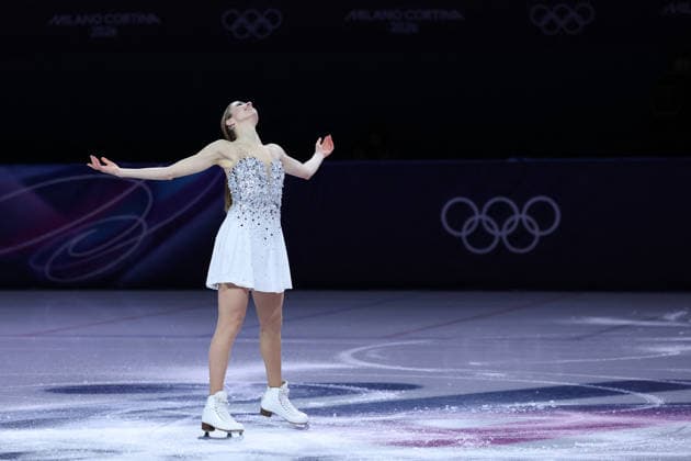 Winter Olympics - Figure skating, Eiskunstlauf Exhibition Gala Carolina Kostner of Team Italy performs during a Figure Skating Exhibition Gala on day fifteen of the Milano Cortina 2026 Winter Olympic Games, Olympische Spiele, Olympia, OS at Milano Ice Skating Arena on February 21, 2026 in Milan, Italy. Photo by Alexis Jumeau ABACAPRESS.COM Milan Italy  Copyright: xJumeauxAlexis ABACAx