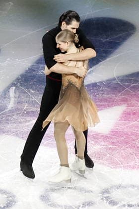 ITALY, MILAN - FEBRUARY 21, 2026: Ice dancers Olivia Smart and Tim Dieck of Spain perform during the Figure skating, Eiskunstlauf exhibition gala at the 2026 Winter Olympic Games, Olympische Spiele, Olympia, OS at Milano Ice Skating Arena. Peter Kovalev TASS  89054480
