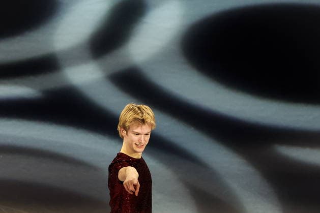 ITALY, MILAN - FEBRUARY 21, 2026: Daniel Grassl of Italy performs during the Figure skating, Eiskunstlauf exhibition gala at the 2026 Winter Olympic Games, Olympische Spiele, Olympia, OS at Milano Ice Skating Arena 2026 Winter Olympics: Figure Skating  - ZUMAt113 20260221_zaa_t113_798 Copyright: xPeterxKovalevx