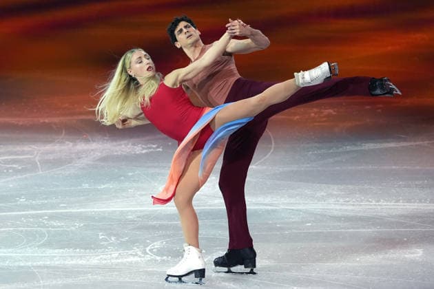 Pn Milano 21 02 2026 - Olimpiadi Milano Cortina 2026 Figure skating, Eiskunstlauf Exhibition foto Image nella foto: Piper Gilles-Paul Poirier 
