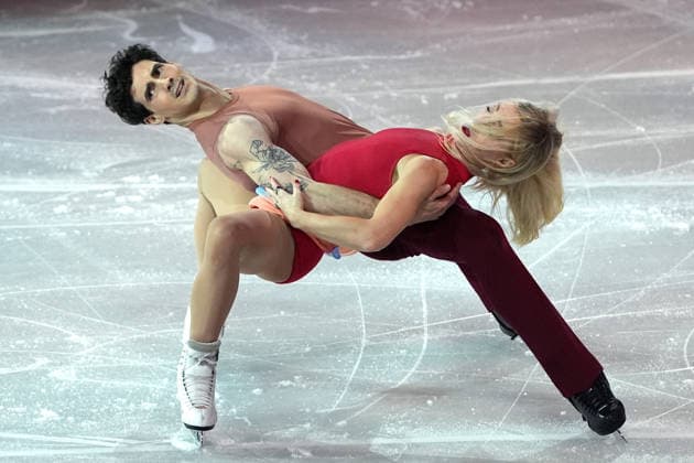 Pn Milano 21 02 2026 - Olimpiadi Milano Cortina 2026 Figure skating, Eiskunstlauf Exhibition foto Image nella foto: Piper Gilles-Paul Poirier 