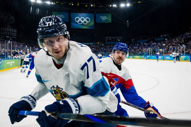 260221 Niko Mikkola of Finland and Milos Kelemen of Slovakia in the men s Ice hockey, Eishockey bronze medal game between Slovakia and Finland during day 15 of the 2026 Winter Olympics on February 21, 2026 in Milan. Photo: Emma Wallskog BILDBYRAN kod EW JM0801 bbeng ishockey ice hockey Olympic Games, Olympische Spiele, Olympia, OS olympics winter olympics os ol olympiska spel vinter-os olympiske leker milano cortina 2026 milan cortina 2026 milano cortina 2026 olympic games milano cortina 2026 winter olympic games milano cortina-os milano cortina-ol vinter-ol bronsmatch bronze medal game finland slovakien slovakia *** 260221 Niko Mikkola of Finland and Milos Kelemen of Slovakia in the men s ice hockey bronze medal game between Slovakia and Finland during day 15 of the 2026 Winter Olympics on February 21, 2026 in Milan Photo Emma Wallskog BILDBYRAN kod EW JM0801 bbeng ishockey ice hockey olympic games olympics winter olympics os ol olympiska spel vinter os olympiske leker milano cortina 2026 milan cortina 2026 milano cortina 2026 olympic games milano cortina 2026 winter olympic games milano cortina os milano cortina ol vinter ol bronsmatch bronze medal game finland slovakien slovakia  Copyright: EMMAxWALLSKOG BB260221EW069