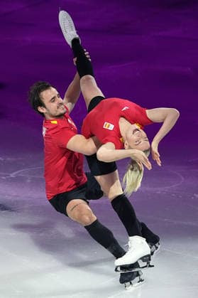 Pn Milano 21 02 2026 - Olimpiadi Milano Cortina 2026 Figure skating, Eiskunstlauf Exhibition foto Image nella foto: Olivia Smart-Tim Dieck 