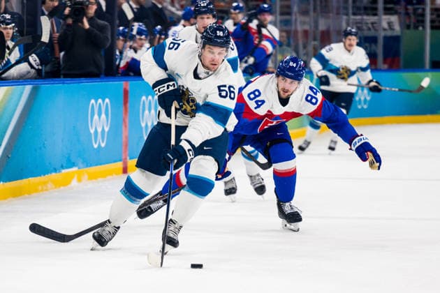 260221 Erik Haula of Finland and Pavol Regenda of Slovakia in the men s Ice hockey, Eishockey bronze medal game between Slovakia and Finland during day 15 of the 2026 Winter Olympics on February 21, 2026 in Milan. Photo: Emma Wallskog BILDBYRAN kod EW JM0801 bbeng ishockey ice hockey Olympic Games, Olympische Spiele, Olympia, OS olympics winter olympics os ol olympiska spel vinter-os olympiske leker milano cortina 2026 milan cortina 2026 milano cortina 2026 olympic games milano cortina 2026 winter olympic games milano cortina-os milano cortina-ol vinter-ol bronsmatch bronze medal game finland slovakien slovakia *** 260221 Erik Haula of Finland and Pavol Regenda of Slovakia in the men s ice hockey bronze medal game between Slovakia and Finland during day 15 of the 2026 Winter Olympics on February 21, 2026 in Milan Photo Emma Wallskog BILDBYRAN kod EW JM0801 bbeng ishockey ice hockey olympic games olympics winter olympics os ol olympiska spel vinter os olympiske leker milano cortina 2026 milan cortina 2026 milano cortina 2026 olympic games milano cortina 2026 winter olympic games milano cortina os milano cortina ol vinter ol bronsmatch bronze medal game finland slovakien slovakia  Copyright: EMMAxWALLSKOG BB260221EW071
