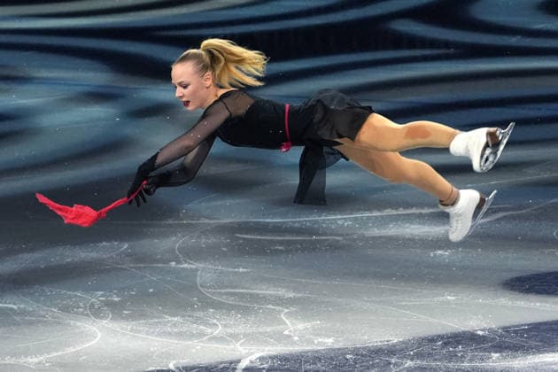 Pn Milano 21 02 2026 - Olimpiadi Milano Cortina 2026 Figure skating, Eiskunstlauf Exhibition foto Image nella foto: Niina Petrokina 