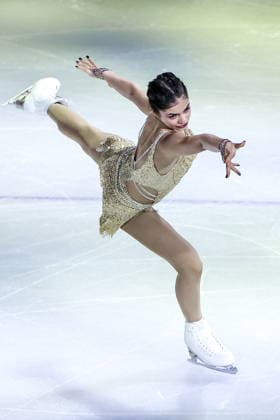 ITALY, MILAN - FEBRUARY 21, 2026: AIN athlete from Russia Adeliia Petrosian performs during the Figure skating, Eiskunstlauf exhibition gala at the 2026 Winter Olympic Games, Olympische Spiele, Olympia, OS at Milano Ice Skating Arena 2026 Winter Olympics: Figure Skating  - ZUMAt113 20260221_zaa_t113_816 Copyright: xPeterxKovalevx
