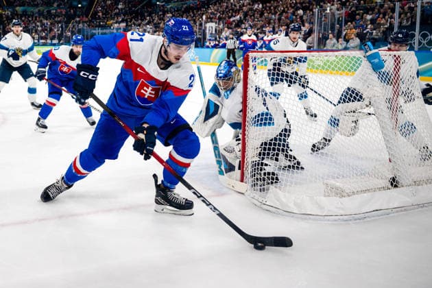 260221 Adam Ruzicka of Slovakia and goaltender Juuse Saros of Finland in the men s Ice hockey, Eishockey bronze medal game between Slovakia and Finland during day 15 of the 2026 Winter Olympics on February 21, 2026 in Milan. Photo: Joel Marklund BILDBYRAN kod JM JM0801 bbeng ishockey ice hockey Olympic Games, Olympische Spiele, Olympia, OS olympics winter olympics os ol olympiska spel vinter-os olympiske leker milano cortina 2026 milan cortina 2026 milano cortina 2026 olympic games milano cortina 2026 winter olympic games milano cortina-os milano cortina-ol vinter-ol bronsmatch bronze medal game finland slovakien slovakia *** 260221 Adam Ruzicka of Slovakia and goaltender Juuse Saros of Finland in the men s ice hockey bronze medal game between Slovakia and Finland during day 15 of the 2026 Winter Olympics on February 21, 2026 in Milan Photo Joel Marklund BILDBYRAN kod JM JM0801 bbeng ishockey ice hockey olympic games olympics winter olympics os ol olympiska spel vinter os olympiske leker milano cortina 2026 milan cortina 2026 milano cortina 2026 olympic games milano cortina 2026 winter olympic games milano cortina os milano cortina ol vinter ol bronsmatch bronze medal game finland slovakien slovakia  Copyright: JOELxMARKLUND BB260221JM010
