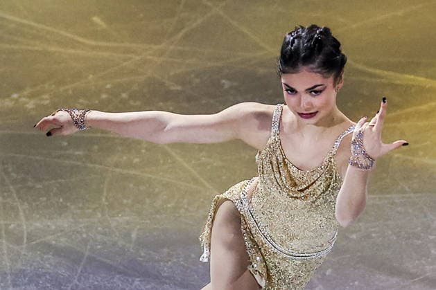 ITALY, MILAN - FEBRUARY 21, 2026: AIN athlete from Russia Adeliia Petrosian performs during the Figure skating, Eiskunstlauf exhibition gala at the 2026 Winter Olympic Games, Olympische Spiele, Olympia, OS at Milano Ice Skating Arena 2026 Winter Olympics: Figure Skating  - ZUMAt113 20260221_zaa_t113_822 Copyright: xPeterxKovalevx