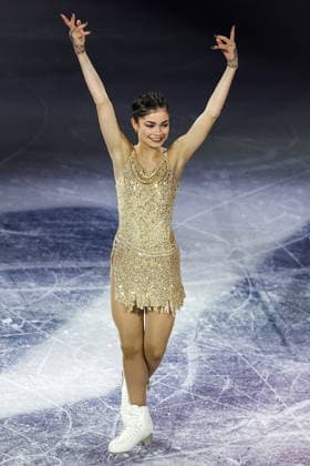 ITALY, MILAN - FEBRUARY 21, 2026: AIN athlete from Russia Adeliia Petrosian performs during the Figure skating, Eiskunstlauf exhibition gala at the 2026 Winter Olympic Games, Olympische Spiele, Olympia, OS at Milano Ice Skating Arena 2026 Winter Olympics: Figure Skating  - ZUMAt113 20260221_zaa_t113_824 Copyright: xPeterxKovalevx