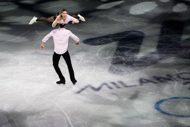 260221 Sara Conti and Nicolo Macii of Italy perform in the Figure skating, Eiskunstlauf Exhibition Gala during day 15 of the 2026 Winter Olympics on February 21, 2026 in Milan. Photo: Carl Sandin BILDBYRAN kod CS CS0890 konstakning figure skating kunstlop Olympic Games, Olympische Spiele, Olympia, OS olympics winter olympics os ol olympiska spel vinter-os olympiske leker milano cortina 2026 milan cortina 2026 milano cortina 2026 olympic games milano cortina 2026 winter olympic games milano cortina-os milano cortina-ol vinter-ol 15 bbeng *** 260221 Sara Conti and Nicolo Macii of Italy perform in the figure skating Exhibition Gala during day 15 of the 2026 Winter Olympics on February 21, 2026 in Milan Photo Carl Sandin BILDBYRAN kod CS CS0890 konstakning figure skating kunstlop olympic games olympics winter olympics os ol olympiska spel vinter os olympiske leker milano cortina 2026 milan cortina 2026 milano cortina 2026 olympic games milano cortina 2026 winter olympic games milano cortina os milano cortina ol vinter ol 15 bbeng  Copyright: CARLxSANDIN BB260221CS074