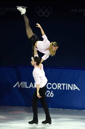 Pn Milano 21 02 2026 - Olimpiadi Milano Cortina 2026 Figure skating, Eiskunstlauf Exhibition foto Image nella foto: Sara Conti-Niccolo™ Macii 