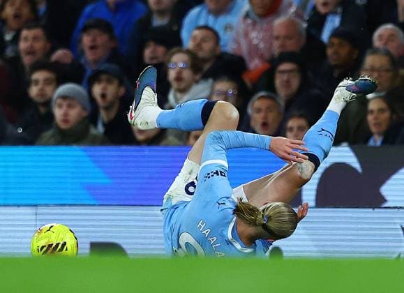 Erling Haaland of Manchester City Manchester City v Newcastle United, Premier League, Football, Etihad Stadium, Manchester, UK - 21 Feb 2026Manchester Etihad Stadium United Kingdom EDITORIAL USE ONLY No use with unauthorised audio, video, data, fixture lists, club league logos or live services. Online in-match use limited to 120 images, no video emulation. No use in betting, games or single club league player publications. Copyright: xMattxWest Shutterstockx 16681542ag