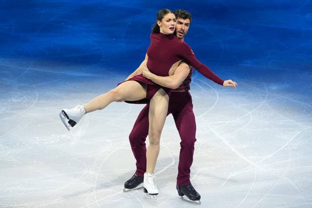 Pn Milano 21 02 2026 - Olimpiadi Milano Cortina 2026 Figure skating, Eiskunstlauf Exhibition foto Image nella foto: Laurence Fournier-Guillame Cizeron 