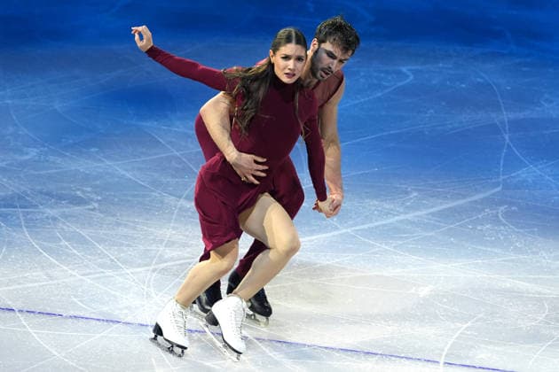 Pn Milano 21 02 2026 - Olimpiadi Milano Cortina 2026 Figure skating, Eiskunstlauf Exhibition foto Image nella foto: Laurence Fournier-Guillame Cizeron 