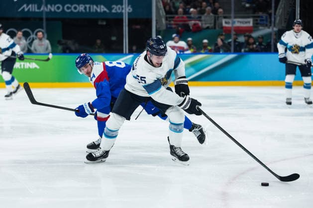 2026 Milano-Cortina Winter Olympics MILAN, ITALY - FEBRUARY 21: Slovakia’s Pavol Regenda competes with Finland’s Rasmus Ristolainen during the Ice hockey, Eishockey bronze medal match between Slovakia and Finland at the Milan Santagiulia Ice Hockey Arena at the 2026 Milano-Cortina Winter Olympics in Milan, Italy on February 21, 2026. Cemal Yurttas Anadolu Milan Italy. Editorial use only. Please get in touch for any other usage.  Copyright: x2026xAnadoluxCemalxYurttasx