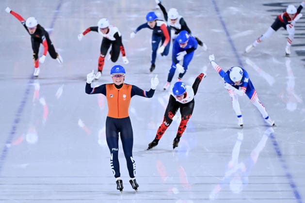 Rg Milano 21 02 2026 - Olimpiadi Milano Cortina 2026 Speed skating, Eisschnelllauf Women™s Mass Start foto Image nella foto: Marijke Groenewoud 