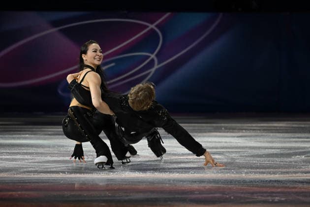 Allison Reed Saulius Ambrulevi?ius (LTU) during FSK Exhibition Gala, Skating race in Milano, Italy, February 21 2026  Copyright: xFilippoxTomasi IPAxSportx xipa-agency.netx xx IPA_71843950 IPA_Agency_IPA71843950