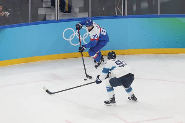 Ice hockey, Eishockey - Milano Cortina 2026 Winter Olympics: Day 15 In Milan, Italy, on February 21, 2026, Tatar Tomas and Kapanen Oliver participate in the Ice Hockey Men s Bronze Medal Game between Slovakia and Finland on day fifteen of the Milano Cortina 2026 Winter Olympic Games, Olympische Spiele, Olympia, OS at Milano Santagiulia Ice Hockey Arena. Milano Italy  Copyright: xMattiaxMarteganix originalFilename:martegani-serieami260221_npKjl.jpg