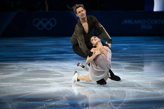 Madison Chock Evan Bates (USA) during FSK Exhibition Gala, Skating race in Milano, Italy, February 21 2026  Copyright: xFilippoxTomasi IPAxSportx xipa-agency.netx xx IPA_71844360 IPA_Agency_IPA71844360