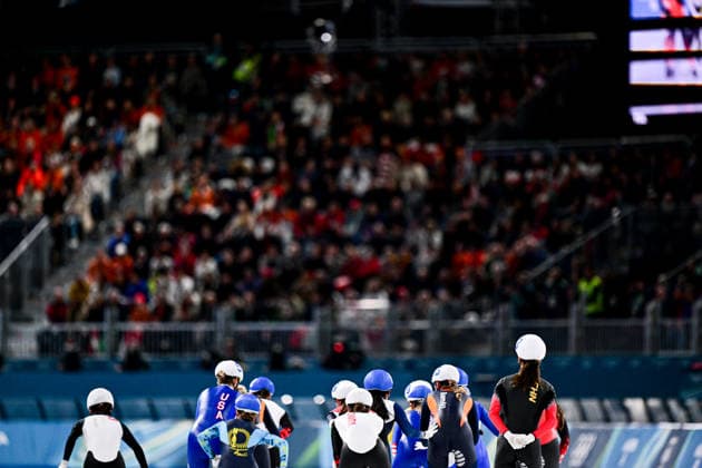 Speed skating, Eisschnelllauf Women s Mass Start, Speed Skating, at the Olympic Winter games, Winterspiele,Spiele, Summer games Milano Cortina 2026, at Milano Speed Skating Stadium, on February 21, 2026 in Milan, Italy. Noxthirdxpartyxsales  aflo_320800801