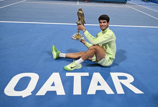 Qatar ExxonMobil Open 2026 Mens Final Winner Carlos Alcaraz (ESP)