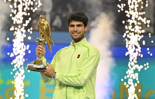 Qatar ExxonMobil Open 2026 Mens Final Winner Carlos Alcaraz (ESP)