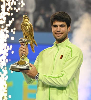 Qatar ExxonMobil Open 2026 Mens Final Winner Carlos Alcaraz (ESP)