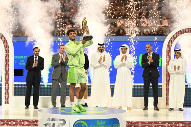 Qatar ExxonMobil Open 2026 Mens Final Winner Carlos Alcaraz (ESP)