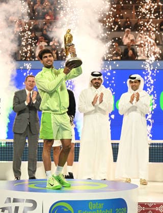 Qatar ExxonMobil Open 2026 Mens Final Winner Carlos Alcaraz (ESP)