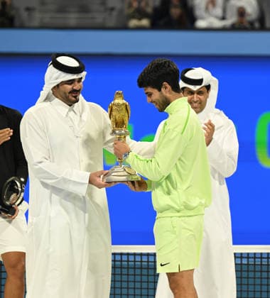 Qatar ExxonMobil Open 2026 Mens Final Winner Carlos Alcaraz (ESP)