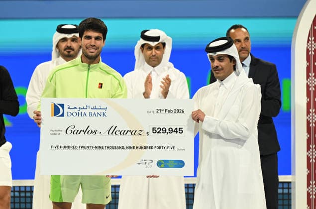 Qatar ExxonMobil Open 2026 Mens Final Winner Carlos Alcaraz (ESP)