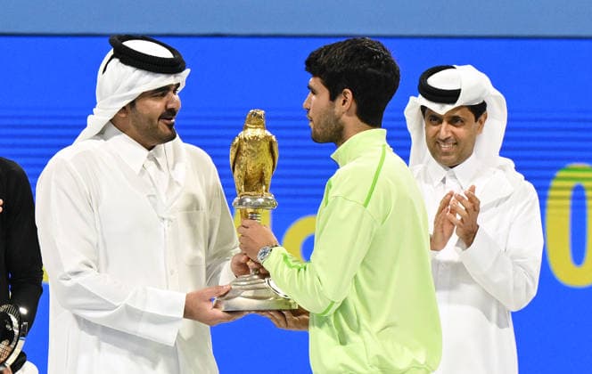 Qatar ExxonMobil Open 2026 Mens Final Winner Carlos Alcaraz (ESP)